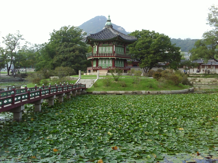 Hyangwonjeong Pavilion, part of Gyeongbokgung Palace